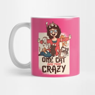 Crazy Cat Lady Graphic Tee Mug